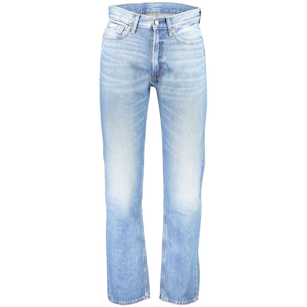Calvin Klein Azzurro Cotton Men's Straight Jeans