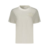 Calvin Klein Women's White Cotton T-Shirt - Casual Elegance