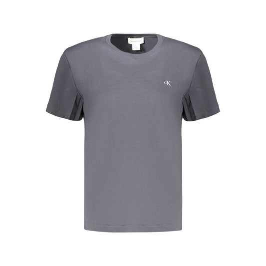 Calvin Klein Gray Cotton Women's T-Shirt - Timeless Style