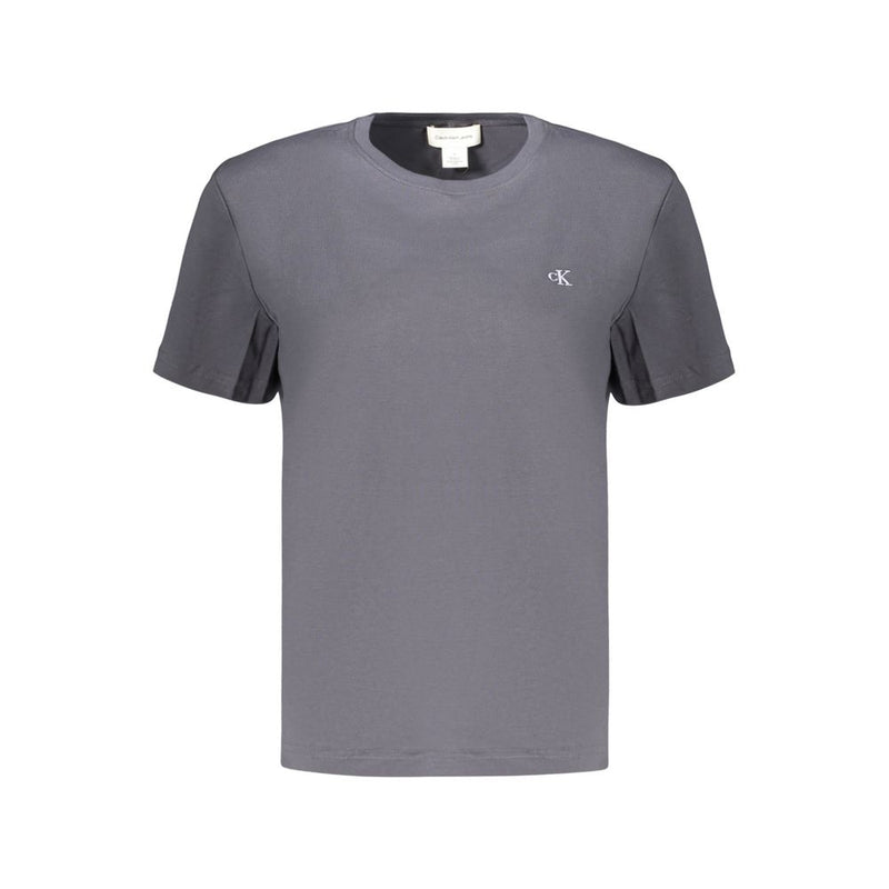 Calvin Klein Gray Cotton Women's T-Shirt - Timeless Style