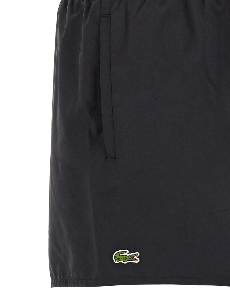 Shorts Lacoste en polyester multicolore