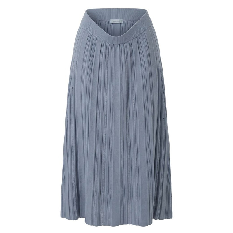 Malo Grey Cotton Skirt for Women - Elegant & Comfortable