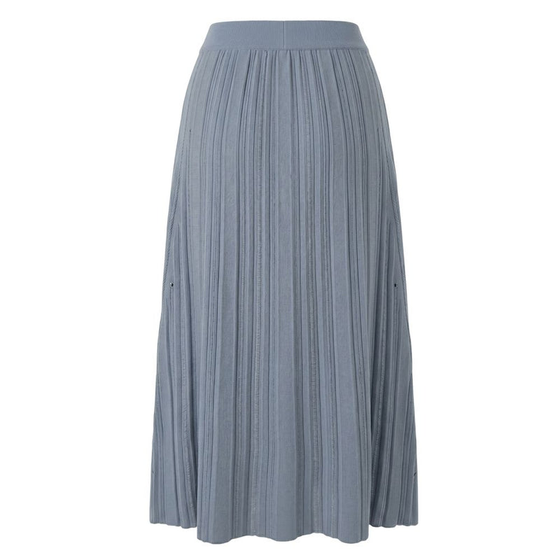 Malo Grey Cotton Skirt for Women - Elegant & Comfortable