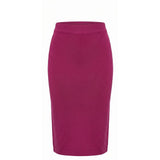 Malo Purple Cotton Women Skirt - Chic Sophistication