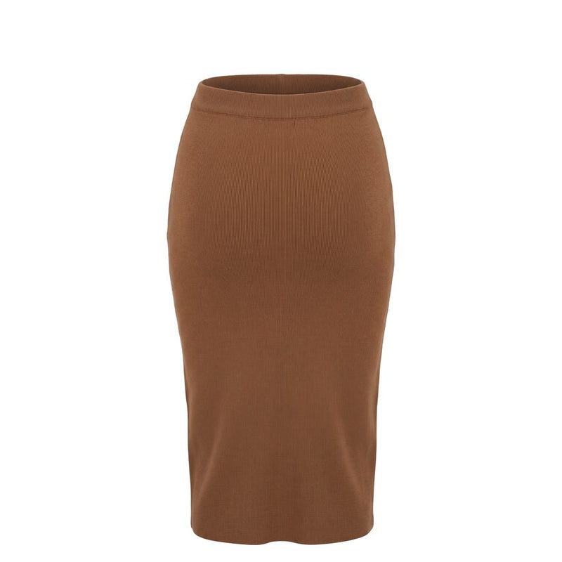Malo Beige Cotton Women's Skirt