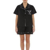 Ensemble de nuit Moschino en viscose rose