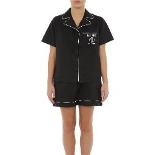 Ensemble de nuit Moschino en viscose rose