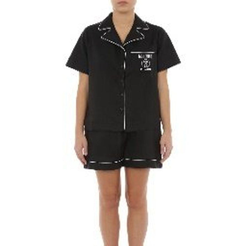 Ensemble de nuit Moschino en viscose rose