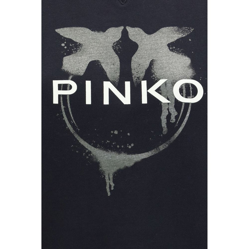 PINKO Sweat-shirt en coton noir