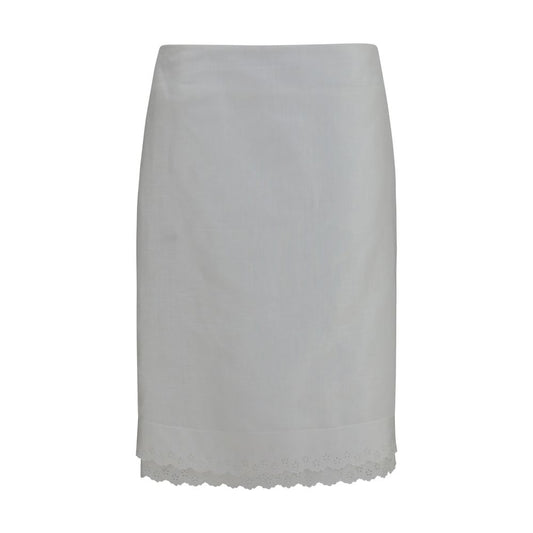 Jupe midi Magda Butrym en coton blanc