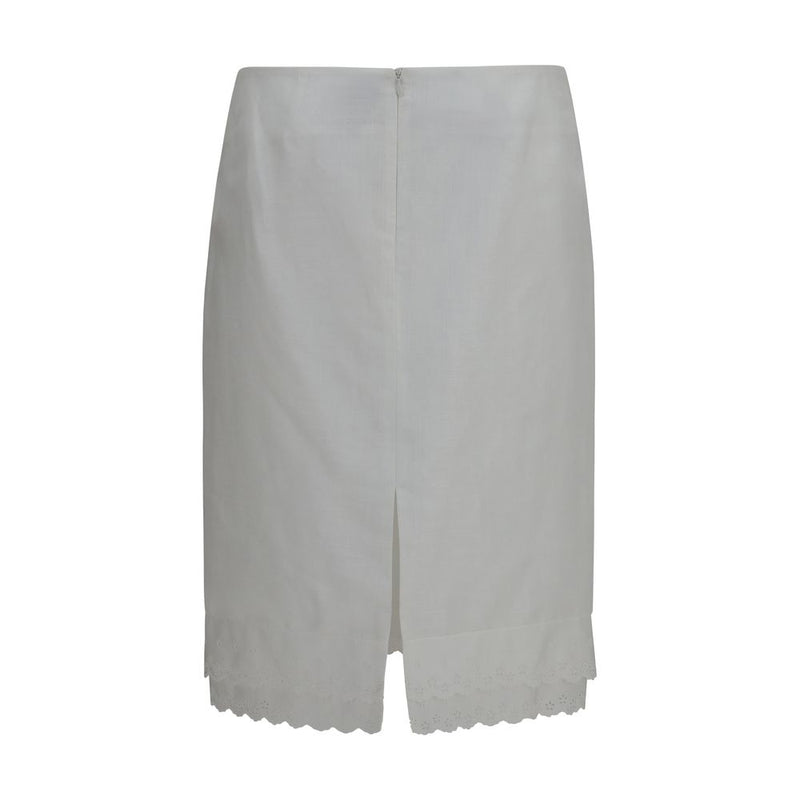 Jupe midi Magda Butrym en coton blanc