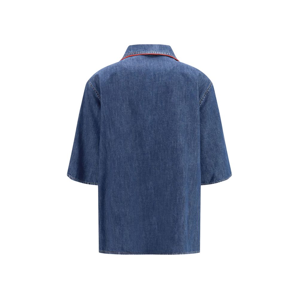 Valentino Garavani Blue Denim Shirt - Oversize Fit