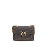 Sac bandoulière PINKO Bos Taurus en cuir de veau marron
