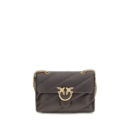 Sac bandoulière PINKO Bos Taurus en cuir de veau marron