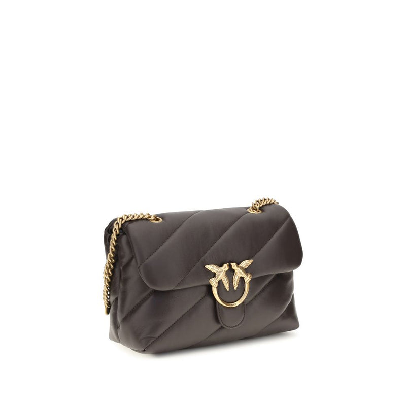 Sac bandoulière PINKO Bos Taurus en cuir de veau marron