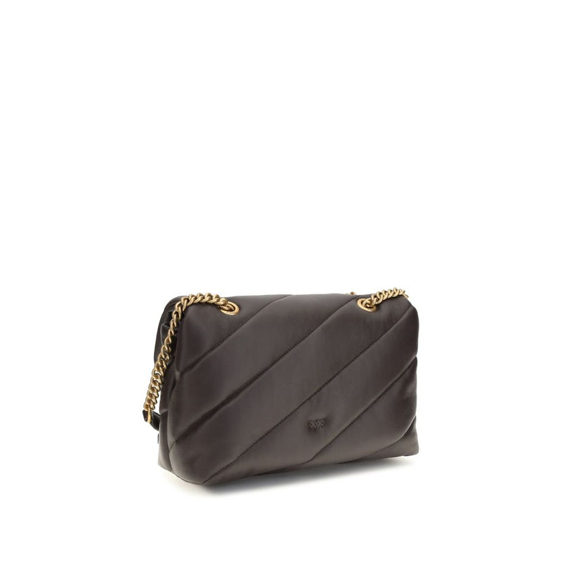 Sac bandoulière PINKO Bos Taurus en cuir de veau marron