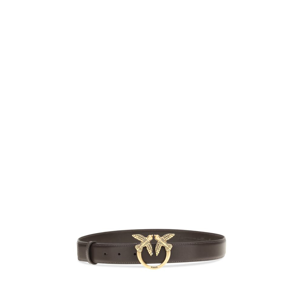 Ceinture PINKO Bos Taurus Regular en cuir de veau marron