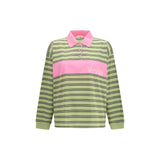 Polo Versace en coton multicolore