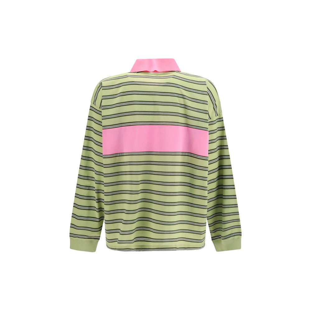 Polo Versace en coton multicolore