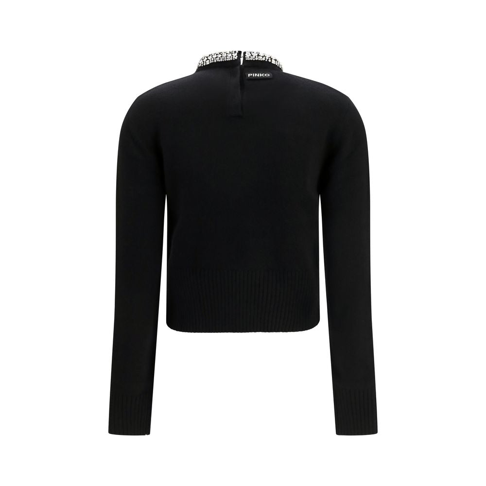 Sweat-shirt en laine PINKO noir Oves Aries