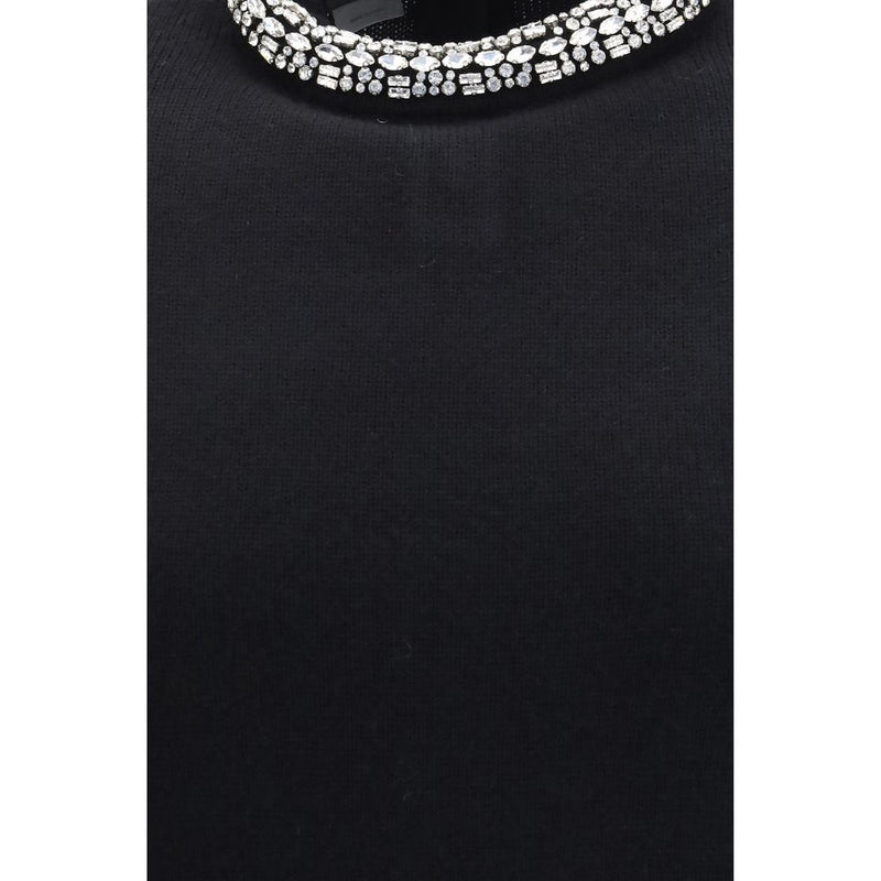 PINKO Black Wool Oves Aries Sweatshirt