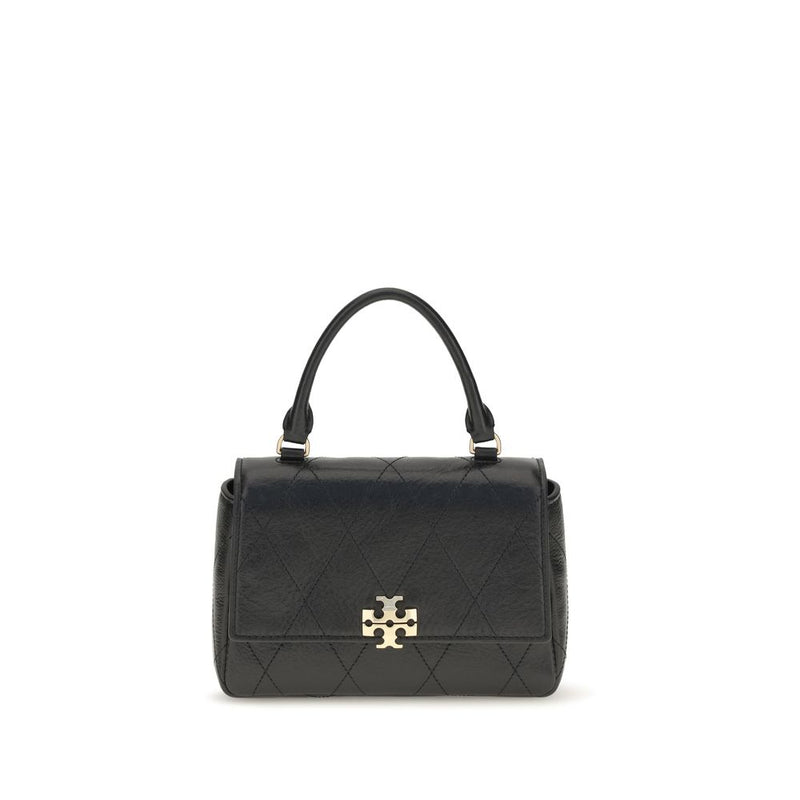 Tory Burch Black Calf Leather Bos Taurus Wallet