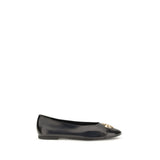 Ballerines Tory Burch en cuir de chèvre noir