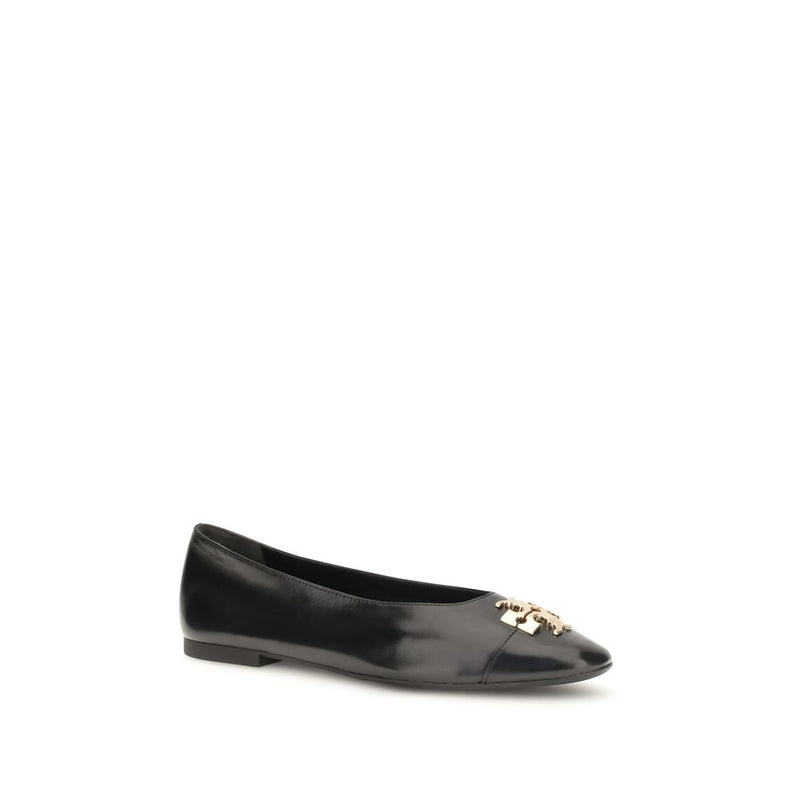 Ballerines Tory Burch en cuir de chèvre noir