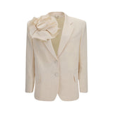 Blazer en coton beige Magda Butrym