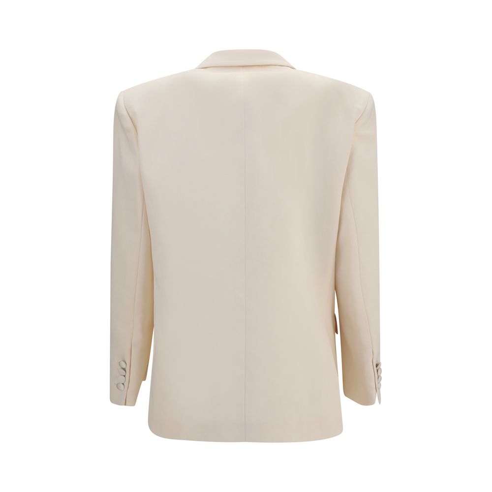 Blazer en coton beige Magda Butrym