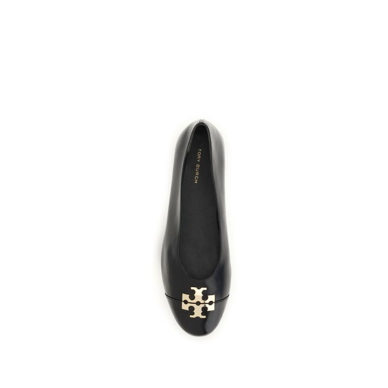 Ballerines Tory Burch en cuir de chèvre noir