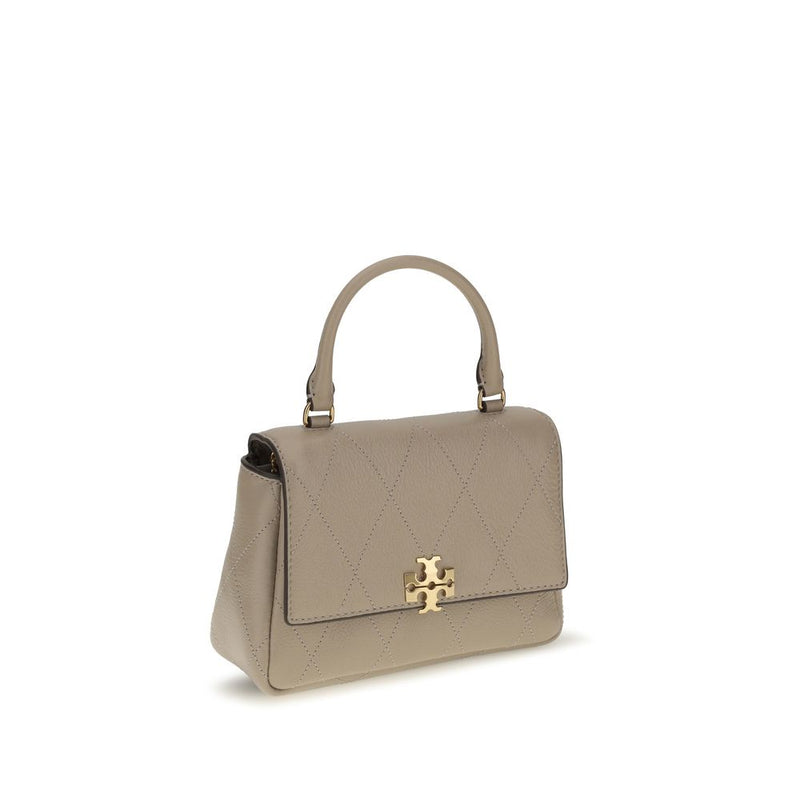 Tory Burch Beige Calf Leather Bos Taurus Handbag