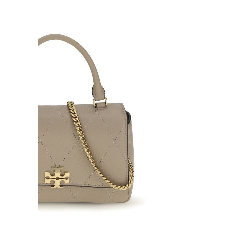 Tory Burch Beige Calf Leather Bos Taurus Handbag