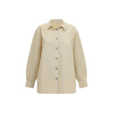 Magda Butrym Beige Denim Shirt - Oversized & Stylish