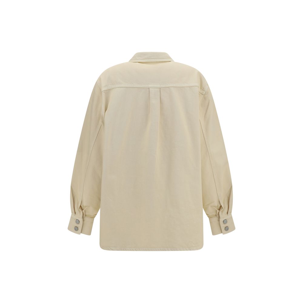 Magda Butrym Beige Denim Shirt - Oversized & Stylish