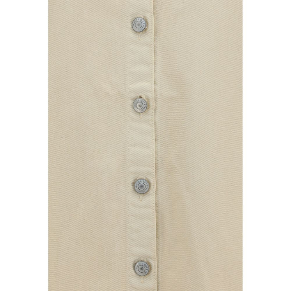 Magda Butrym Beige Denim Shirt - Oversized & Stylish