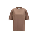 T-shirt Rohe en coton marron