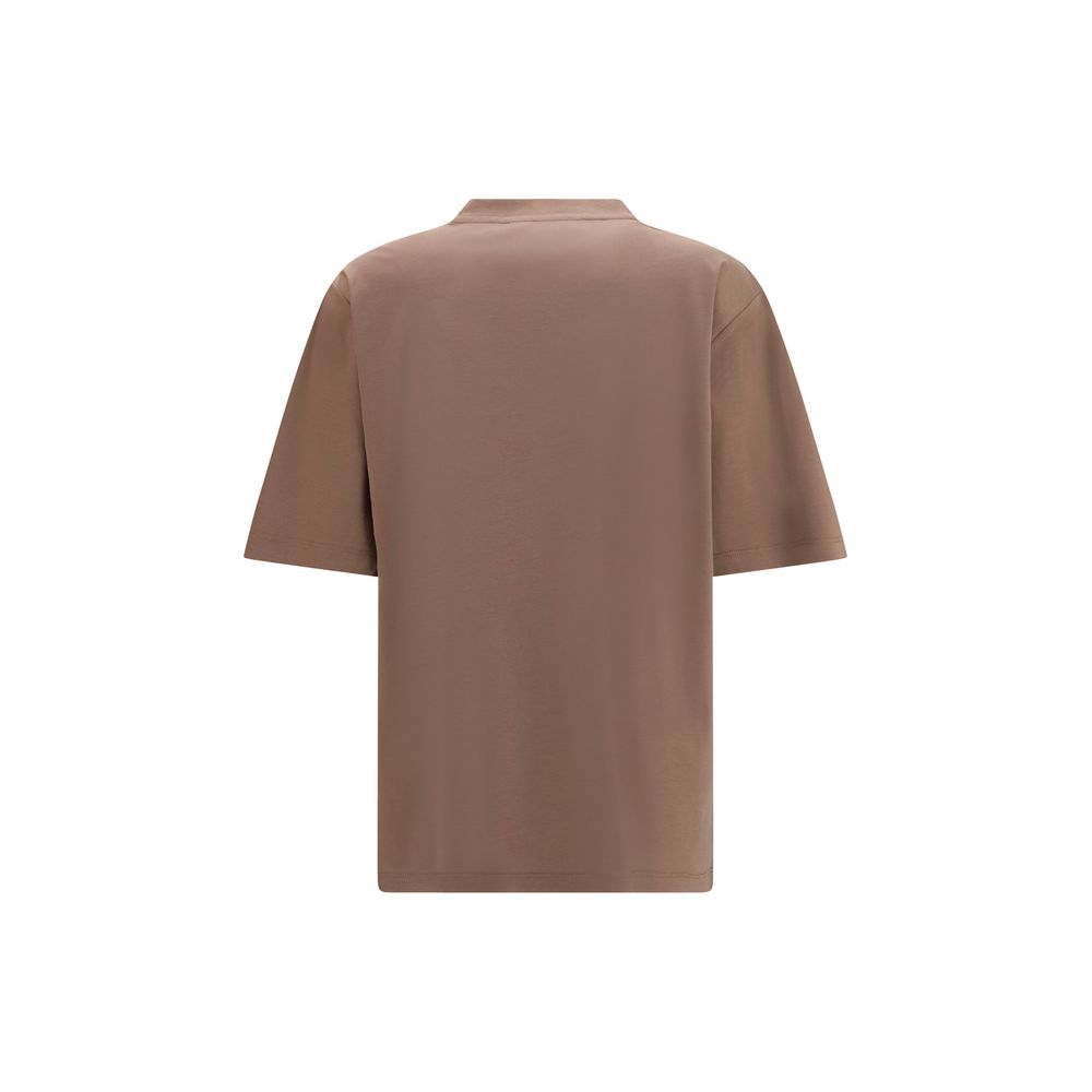 T-shirt Rohe en coton marron