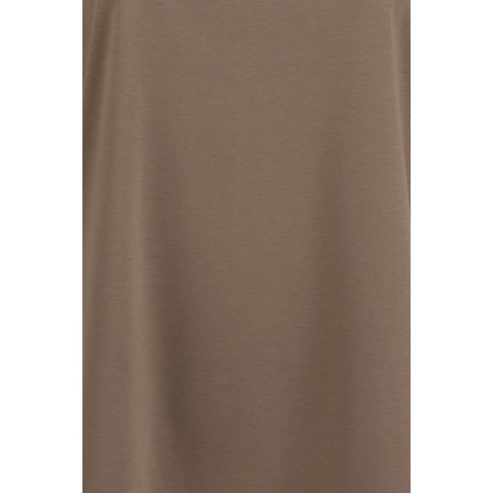 T-shirt Rohe en coton marron
