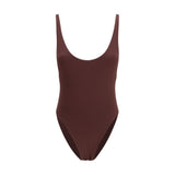 Magda Butrym Bordeaux One-Piece Swimsuit - Minimalist Design