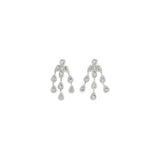 Boucles d'oreilles Magda Butrym en métal argenté