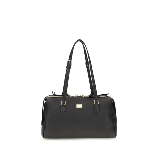 Sac bandoulière Bos Taurus en cuir de veau noir Dolce &amp; Gabbana