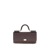 Dolce & Gabbana Brown Calf Leather Bos Taurus Shoulder Bag