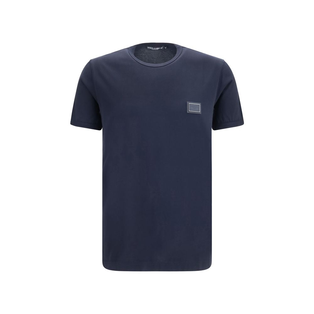 Dolce & Gabbana Black Cotton T-Shirt - Comfort & Style