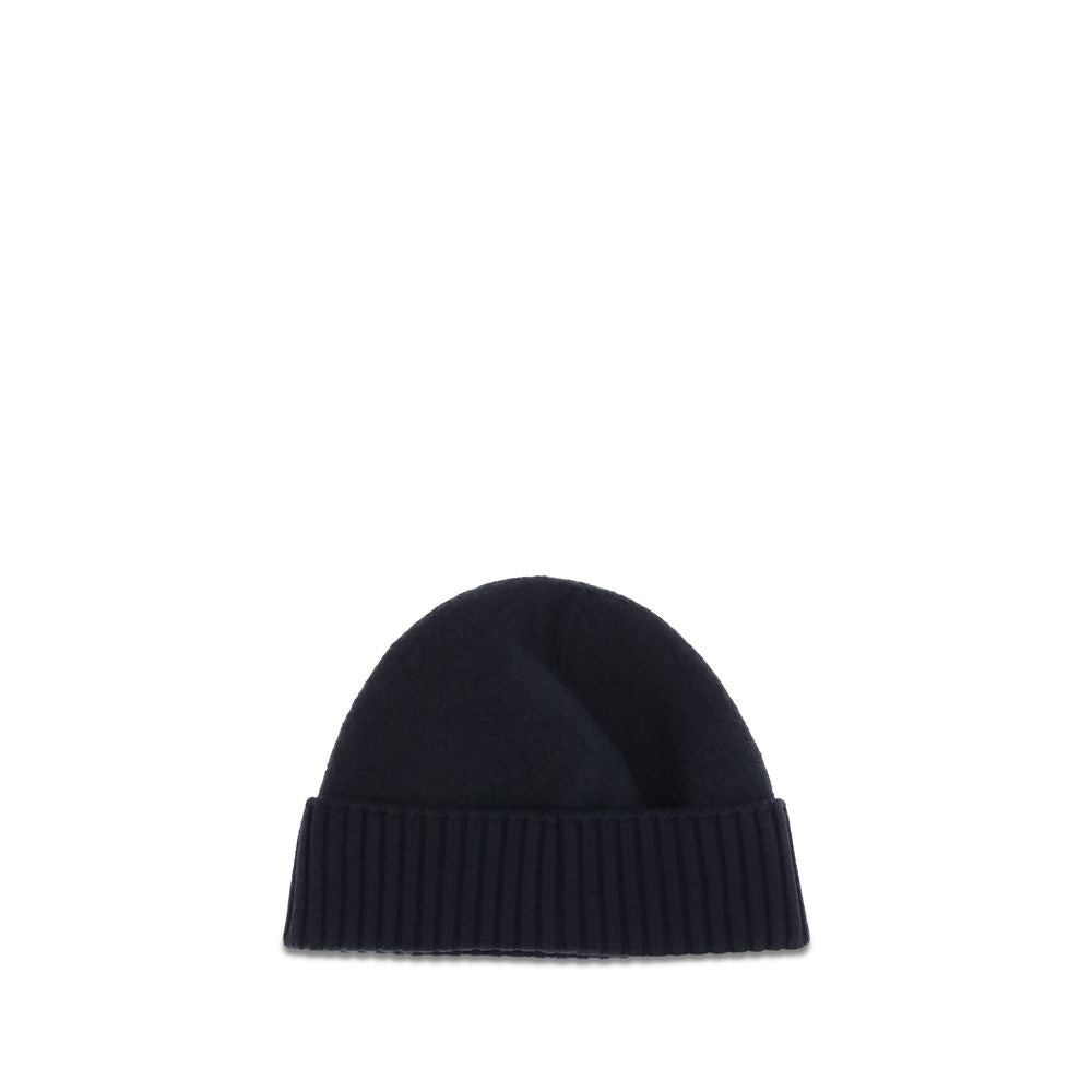 Bonnet en laine noire Oves Aries Dolce & Gabbana
