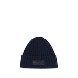 Bonnet Dolce & Gabbana en laine bleue Oves Aries