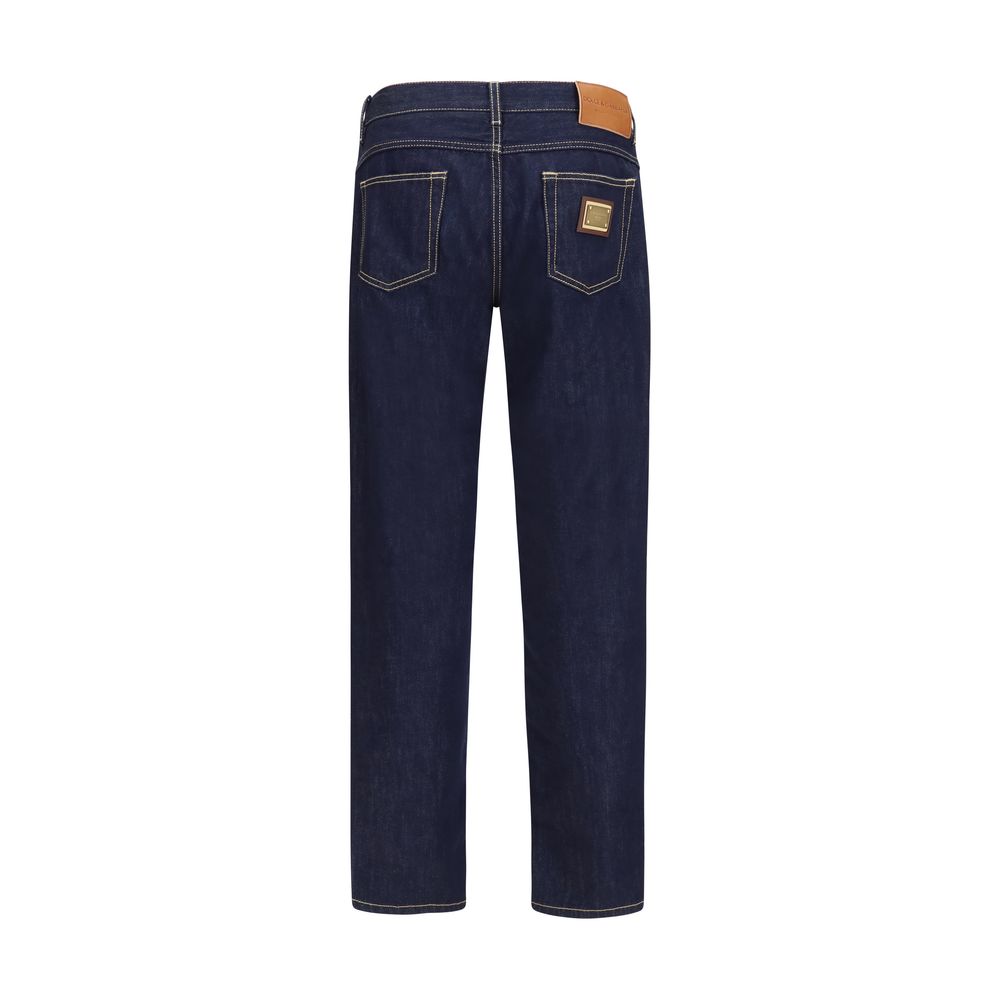 Jean en coton bleu Dolce &amp; Gabbana