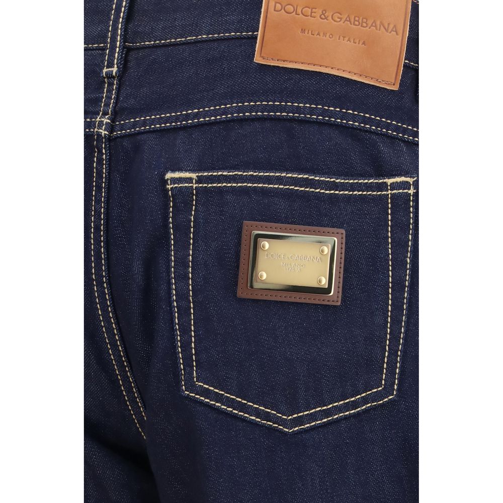 Jean en coton bleu Dolce &amp; Gabbana