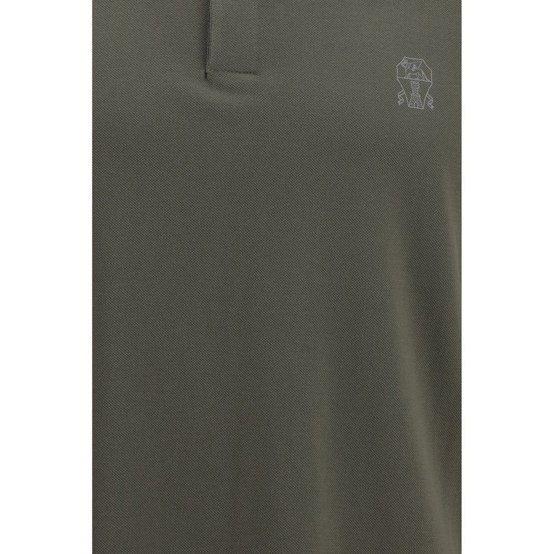Brunello Cucinelli Bicolor Cotton Polo Shirt - Élégance et Confort