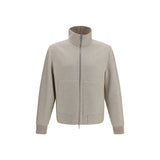 Veste longue Brunello Cucinelli en cachemire beige